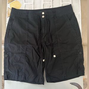 Lauren Ralph Lauren Bermuda Black Shorts Size 8, summerwear, minimalist